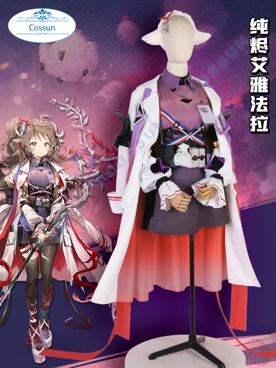 Game Arknights Eyjafjalla The Hvít Aska Cosplay Costume Halloween Outfits Women Anime Suit
Game Arknights Eyjafjalla The Hvít Aska Cosplay Costume Halloween Outfits Women Anime Suit