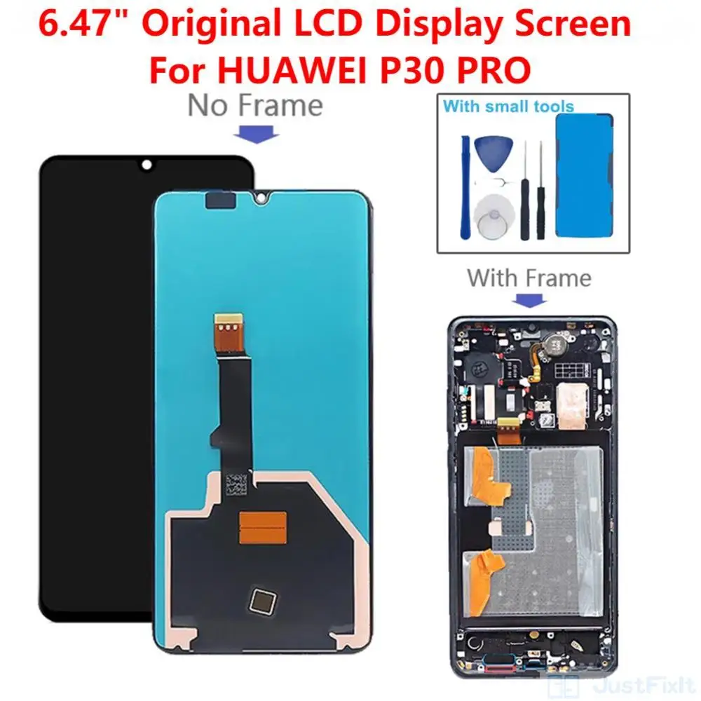 Original Defect For Huawei P30 Pro LCD Display Super AMOLED For Huawei P30 PRO LCD Screen Touch Digitizer Assembly VOG-L29
Original Defect For Huawei P30 Pro LCD Display Super AMOLED For Huawei P30 PRO LCD Screen Touch Digitizer Assembly VOG-L29