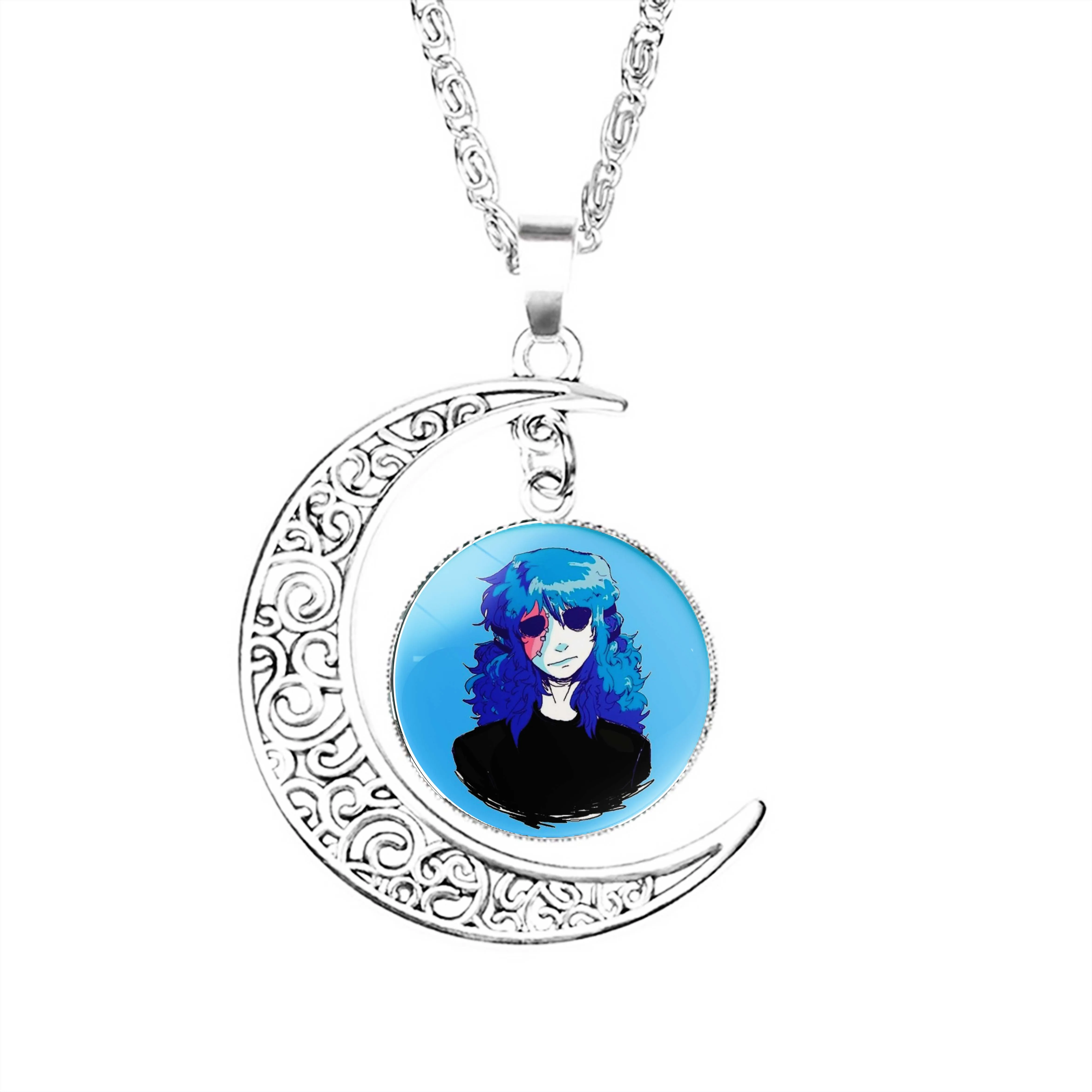 Sally Face Moon Necklace Accessories Party Jewelry Jewelry Crescent Lovers Women Chain Boy Glass Girls Men Charm Gifts Dome
Sally Face Moon Necklace Accessories Party Jewelry Jewelry Crescent Lovers Women Chain Boy Glass Girls Men Charm Gifts Dome