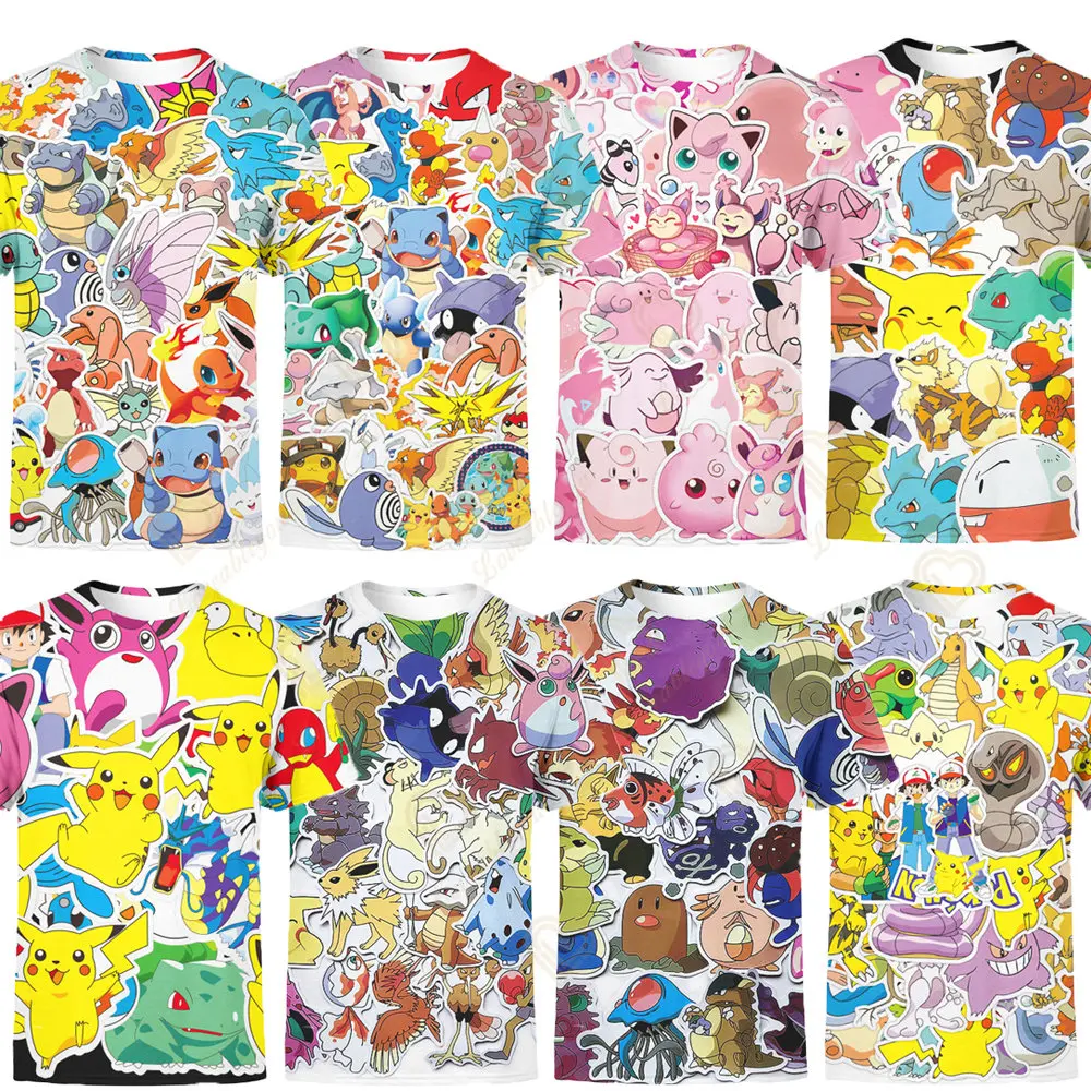 Mens Anime T Shirt Anime Pokemon 3d Print T shirt Kid Pikachu Tees Tops Short Sleeve O -Neck 3d Print Summer Clothes 4-14T
Mens Anime T Shirt Anime Pokemon 3d Print T shirt Kid Pikachu Tees Tops Short Sleeve O -Neck 3d Print Summer Clothes 4-14T