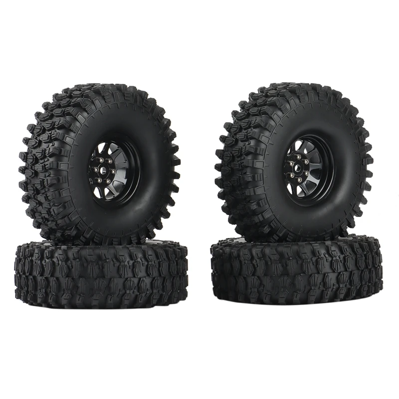 4Pcs 1.9 Beadlock Wheel Rim & Tires Set For 1/10 RC Crawler Car Axial SCX10 90046 AXI03007 Traxxas TRX4 Redcat Gen8
4Pcs 1.9 Beadlock Wheel Rim & Tires Set For 1/10 RC Crawler Car Axial SCX10 90046 AXI03007 Traxxas TRX4 Redcat Gen8