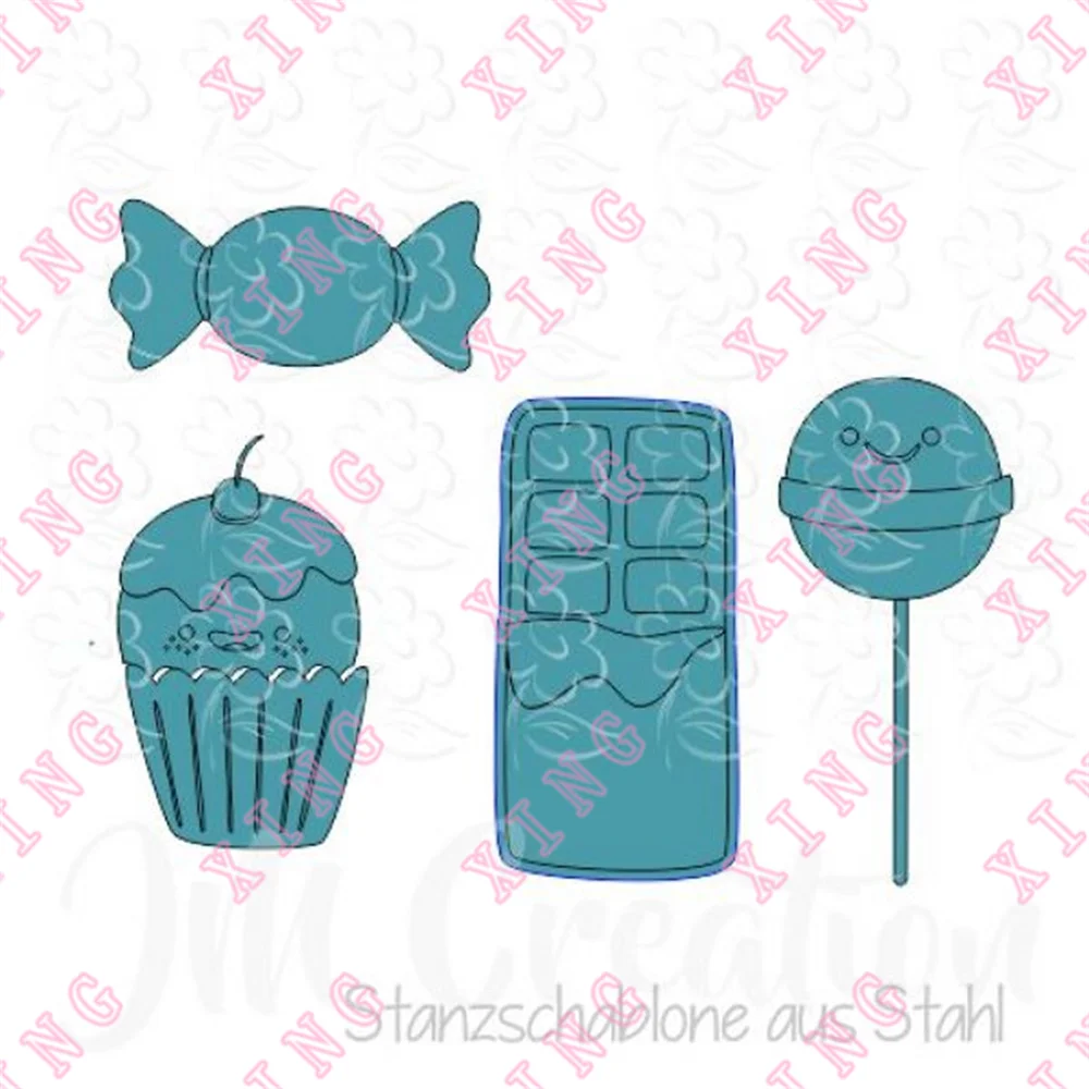 2022 Hot Sale Sweets Metal Cutting Dies Scrapbook Diary Decoration Stencils Embossing Template Diy Greeting Card Handmade Molds
2022 Hot Sale Sweets Metal Cutting Dies Scrapbook Diary Decoration Stencils Embossing Template Diy Greeting Card Handmade Molds