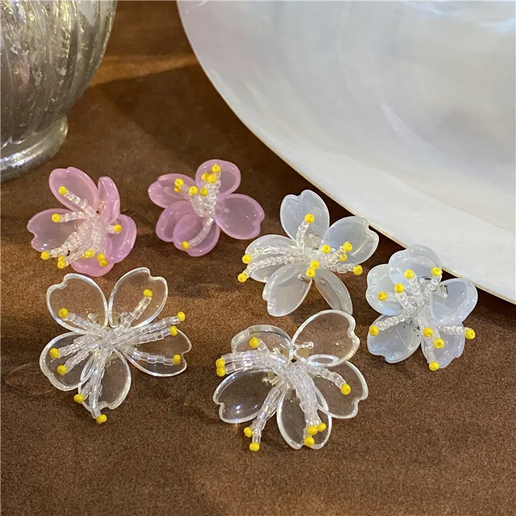 Retro Flower Beaded Zircon Earrings for Women Elegant Temperament Japanese Pendientes Christmas Gifts
Retro Flower Beaded Zircon Earrings for Women Elegant Temperament Japanese Pendientes Christmas Gifts