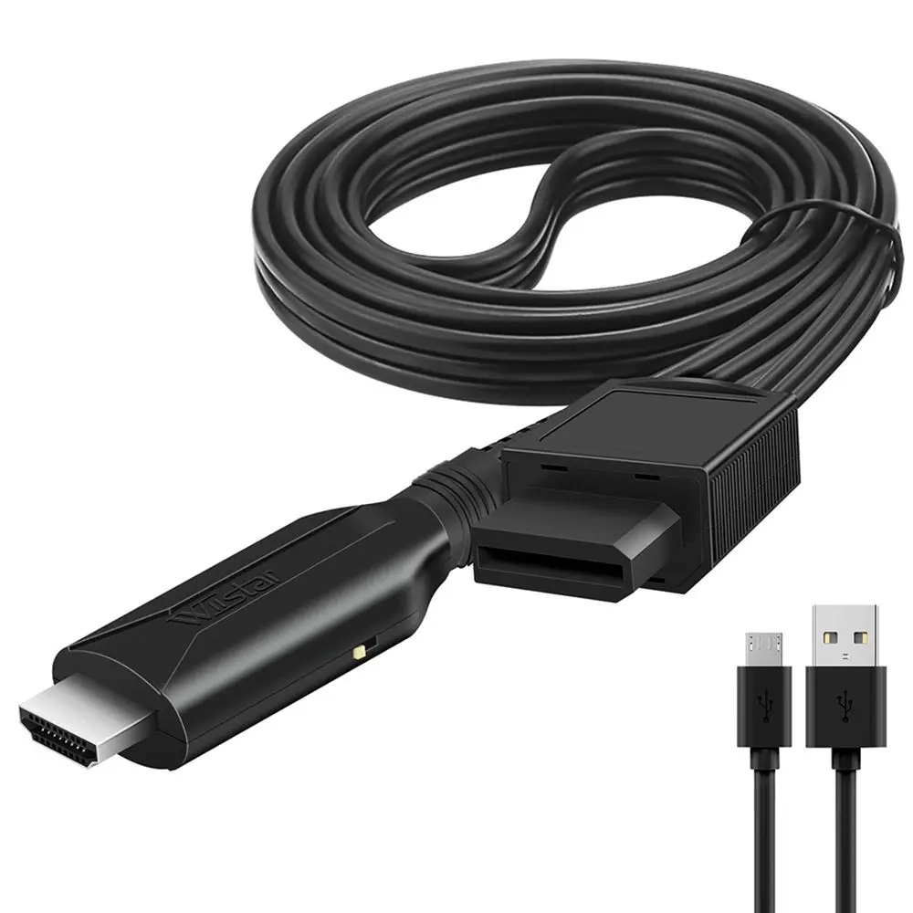 Full HD Wii2HDMI Monitor Display Game Adapter Converter WII to HDMI-Compatible Cable
Full HD Wii2HDMI Monitor Display Game Adapter Converter WII to HDMI-Compatible Cable
