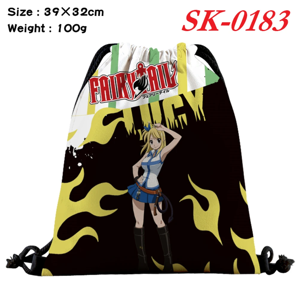 Drawstring Bags FAIRY TAIL Canvas Cartoon Unisex Backpack Fashion Cosmetic Container Casual Beach Bag Travel Shoes Pouch
Drawstring Bags FAIRY TAIL Canvas Cartoon Unisex Backpack Fashion Cosmetic Container Casual Beach Bag Travel Shoes Pouch