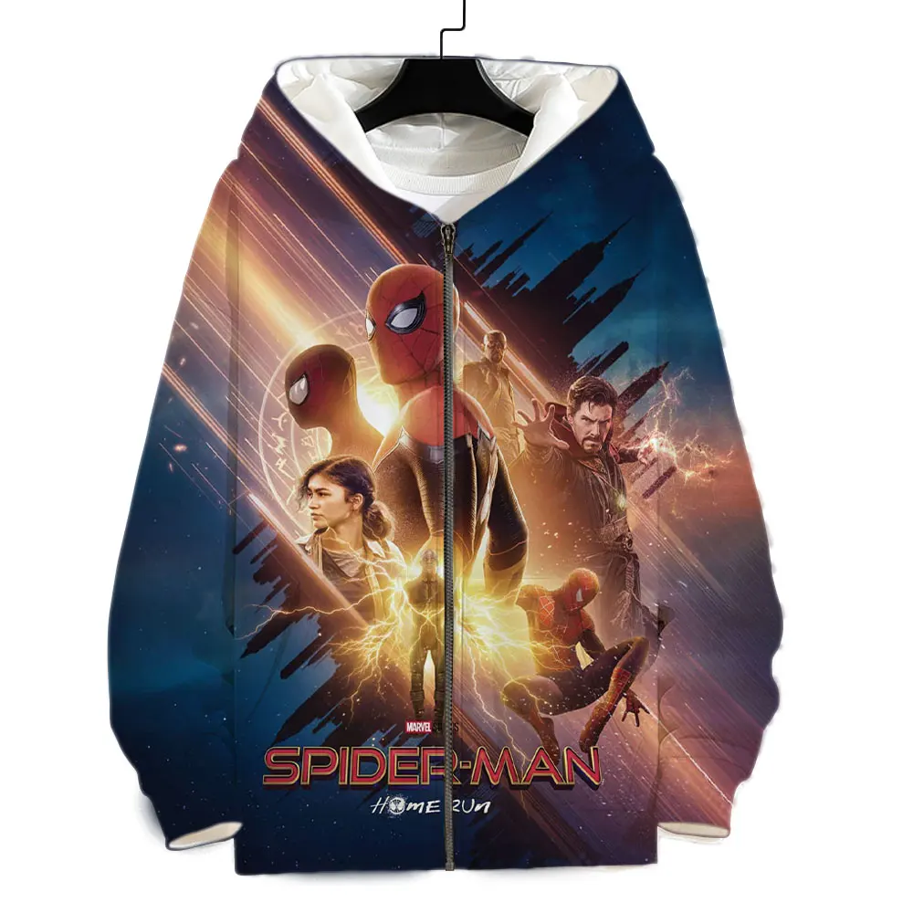 Spider-Man Zip Up Hoodies Men Marvel Super Hero 3D Printed Women Oversized Sweatshirts Spring Harajuku Male Clothes Coat
Spider-Man Zip Up Hoodies Men Marvel Super Hero 3D Printed Women Oversized Sweatshirts Spring Harajuku Male Clothes Coat