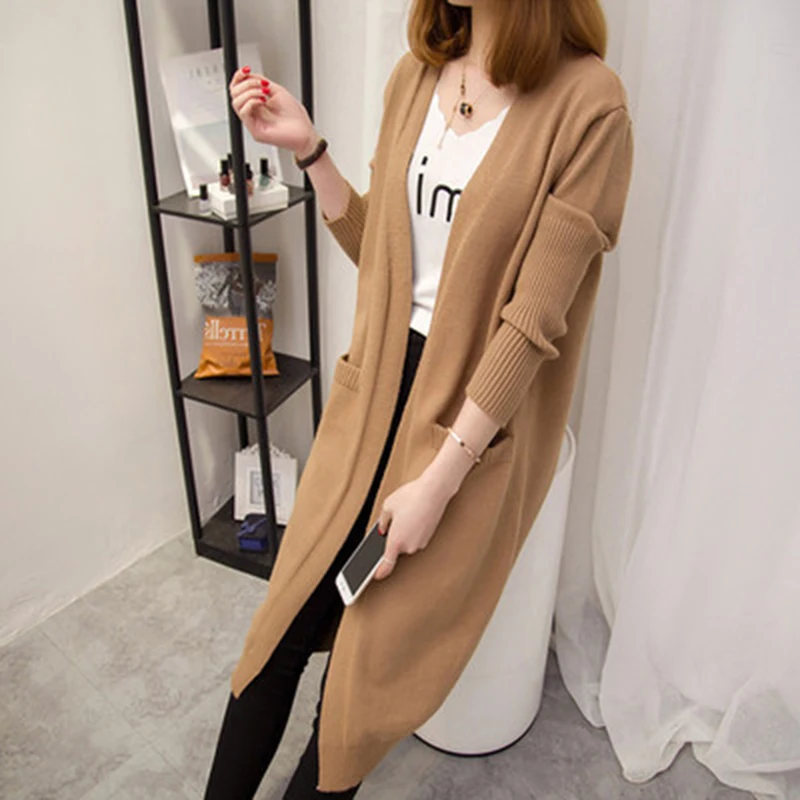 Sweater Women Long-sleeved Jacket Autumn Winter 2022 Women's Solid Color Large Size Cardigan Sweaters Mid-length Cardigan
Sweater Women Long-sleeved Jacket Autumn Winter 2022 Women's Solid Color Large Size Cardigan Sweaters Mid-length Cardigan
