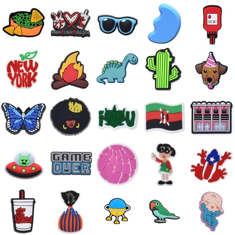 Packs Para Pins Women Charm Gifts Wholesale Bulk Girl Shoes Accessories Set Jeans Men Boy Decorations for Croc Kids Shoe Charms 
Packs Para Pins Women Charm Gifts Wholesale Bulk Girl Shoes Accessories Set Jeans Men Boy Decorations for Croc Kids Shoe Charms