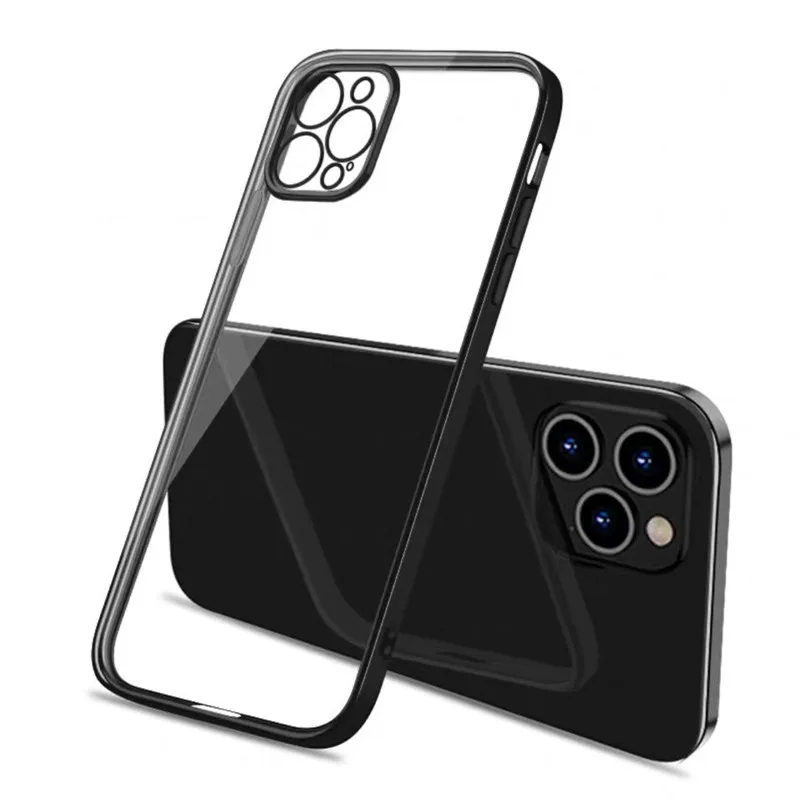 Luxury Plating Square Frame Clear Soft Silicone Case For iPhone 13 12 11 Pro MAX Mini XS XR X 7 8 Plus SE 2020 Transparent Cover
Luxury Plating Square Frame Clear Soft Silicone Case For iPhone 13 12 11 Pro MAX Mini XS XR X 7 8 Plus SE 2020 Transparent Cover