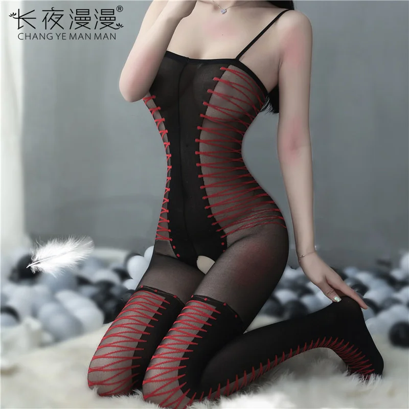 Erotic Lingerie Sexy pajamas Female nightdress Sexy Porno Underwear fun sling fun clothes open crotch socks stockings
Erotic Lingerie Sexy pajamas Female nightdress Sexy Porno Underwear fun sling fun clothes open crotch socks stockings