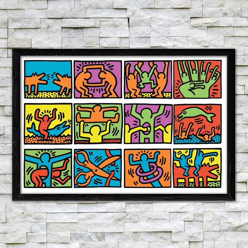 Abstract Giclee Print Colorful Happy Man Fine Art Picture On Canvas Wall Poster Modern Pop Painting For Living Room Decoration
Abstract Giclee Print Colorful Happy Man Fine Art Picture On Canvas Wall Poster Modern Pop Painting For Living Room Decoration