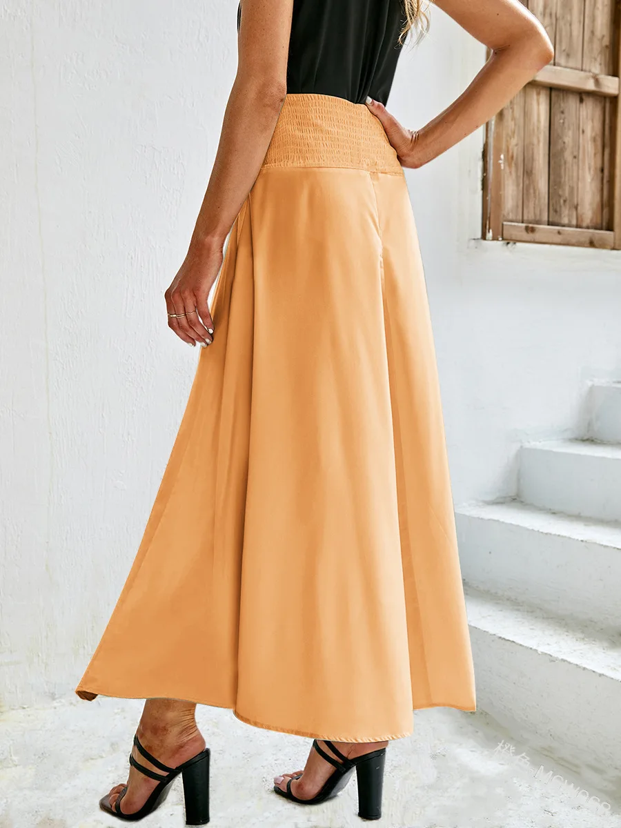 Women A-line Skirt High Waist Solid Color Bust Fashion Casual Irregular Slim Stitching Spring Summer Temperament Commuter Skirt
Women A-line Skirt High Waist Solid Color Bust Fashion Casual Irregular Slim Stitching Spring Summer Temperament Commuter Skirt