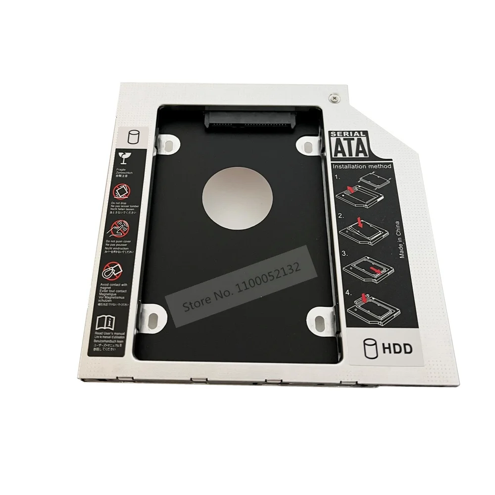 Aluminum 2nd Hard Drive HDD SSD Enclosure Optical Caddy Bracket Frame SATA for Dell Inspiron 14z N411Z 3537-8374 3421 14 14VD
Aluminum 2nd Hard Drive HDD SSD Enclosure Optical Caddy Bracket Frame SATA for Dell Inspiron 14z N411Z 3537-8374 3421 14 14VD