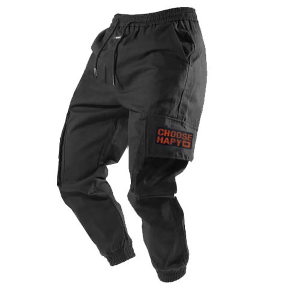Letter Pencil Spring Men's Casual Pants Pockect Punk Cool Young Man Streetwear Overalls Drawstring Elastic Waist Black Trousers
Letter Pencil Spring Men's Casual Pants Pockect Punk Cool Young Man Streetwear Overalls Drawstring Elastic Waist Black Trousers