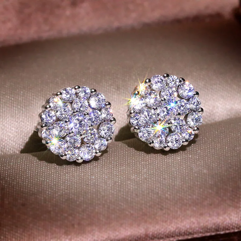 Real S925 Sterling Silver 1.5 Carats Diamond Stud Earring for Women Fine Silver 925 Jewelry Natural Bizuteria Gemstone Earrings
Real S925 Sterling Silver 1.5 Carats Diamond Stud Earring for Women Fine Silver 925 Jewelry Natural Bizuteria Gemstone Earrings