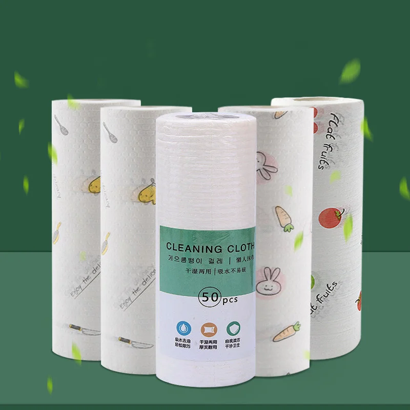 50PCS Lazy Rag Print Kitchen Non-Woven Wet And Dry Daily Necessities Scouring Pad Rag Disposable Kitchen Towel 
50PCS Lazy Rag Print Kitchen Non-Woven Wet And Dry Daily Necessities Scouring Pad Rag Disposable Kitchen Towel