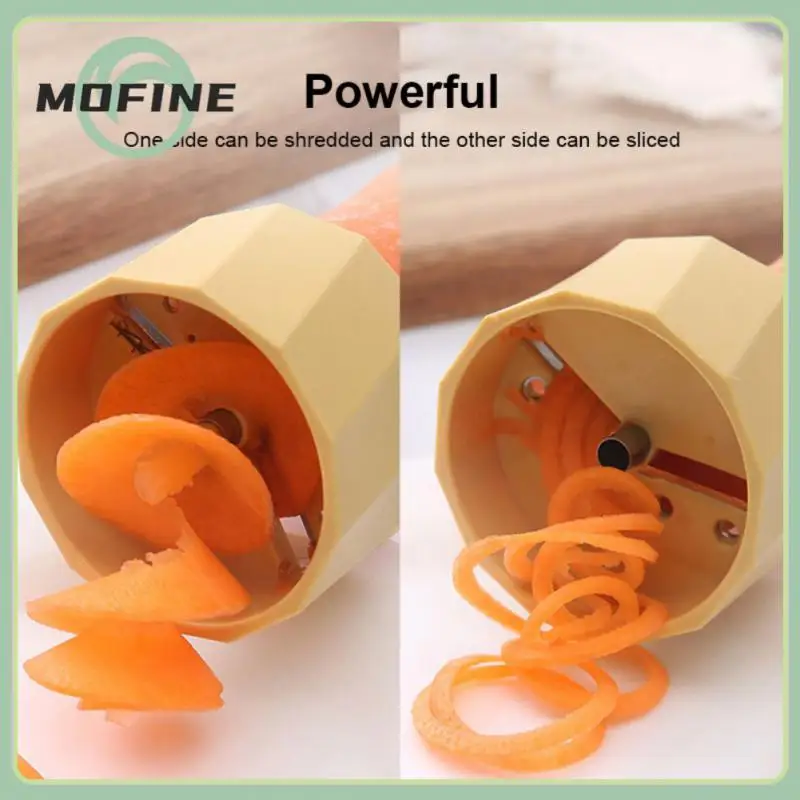1pc New Double Sided Fruit And Vegetable Shredding Slicer Kitchen Ingredients Rotary Vegetable Cutting Gadget
1pc New Double Sided Fruit And Vegetable Shredding Slicer Kitchen Ingredients Rotary Vegetable Cutting Gadget