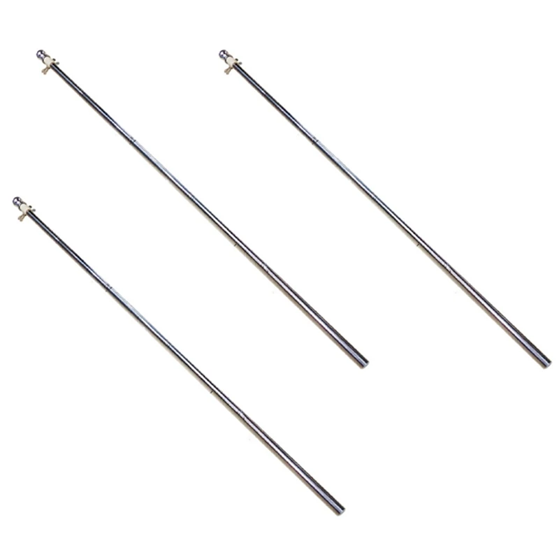 ABHU 3X Flagpole, Stainless Steel Flagpole, Suitable For House Courtyard Garden, Anti-Rust Flag Holder (Silver Pole Only)
ABHU 3X Flagpole, Stainless Steel Flagpole, Suitable For House Courtyard Garden, Anti-Rust Flag Holder (Silver Pole Only)
