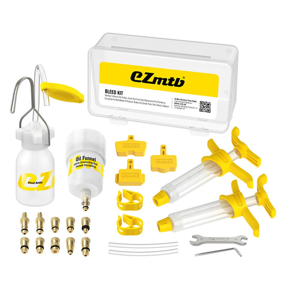 New Bicycle Hydraulic Disc Brake Oil Bleed Kit Tools For ,SRAM, SHIMANO,MAGURA,Avid,Series MTB Road Bike Brake Repair Tool
New Bicycle Hydraulic Disc Brake Oil Bleed Kit Tools For ,SRAM, SHIMANO,MAGURA,Avid,Series MTB Road Bike Brake Repair Tool