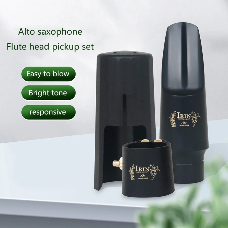 Alto Saxophone Flute-Head Mouthpiece Kits Sax Musical Instrument Accessories 
Alto Saxophone Flute-Head Mouthpiece Kits Sax Musical Instrument Accessories
