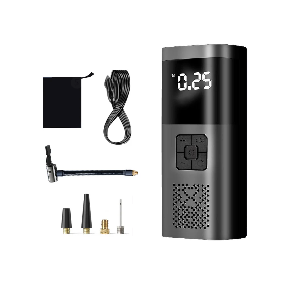 Electric Auto Pump with Digital Display Portable Tire Inflator 150 PSI On-board Charging Pump 12V for Car Repair for Tire
Electric Auto Pump with Digital Display Portable Tire Inflator 150 PSI On-board Charging Pump 12V for Car Repair for Tire