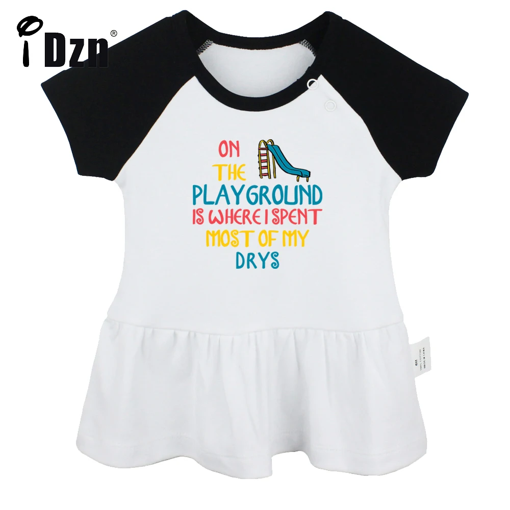 On The Playground Is Where I Spent Most of My Days Baby Girls Cute Short Sleeve Dress Infant Funny Pleated Dress Soft Dresses 
On The Playground Is Where I Spent Most of My Days Baby Girls Cute Short Sleeve Dress Infant Funny Pleated Dress Soft Dresses