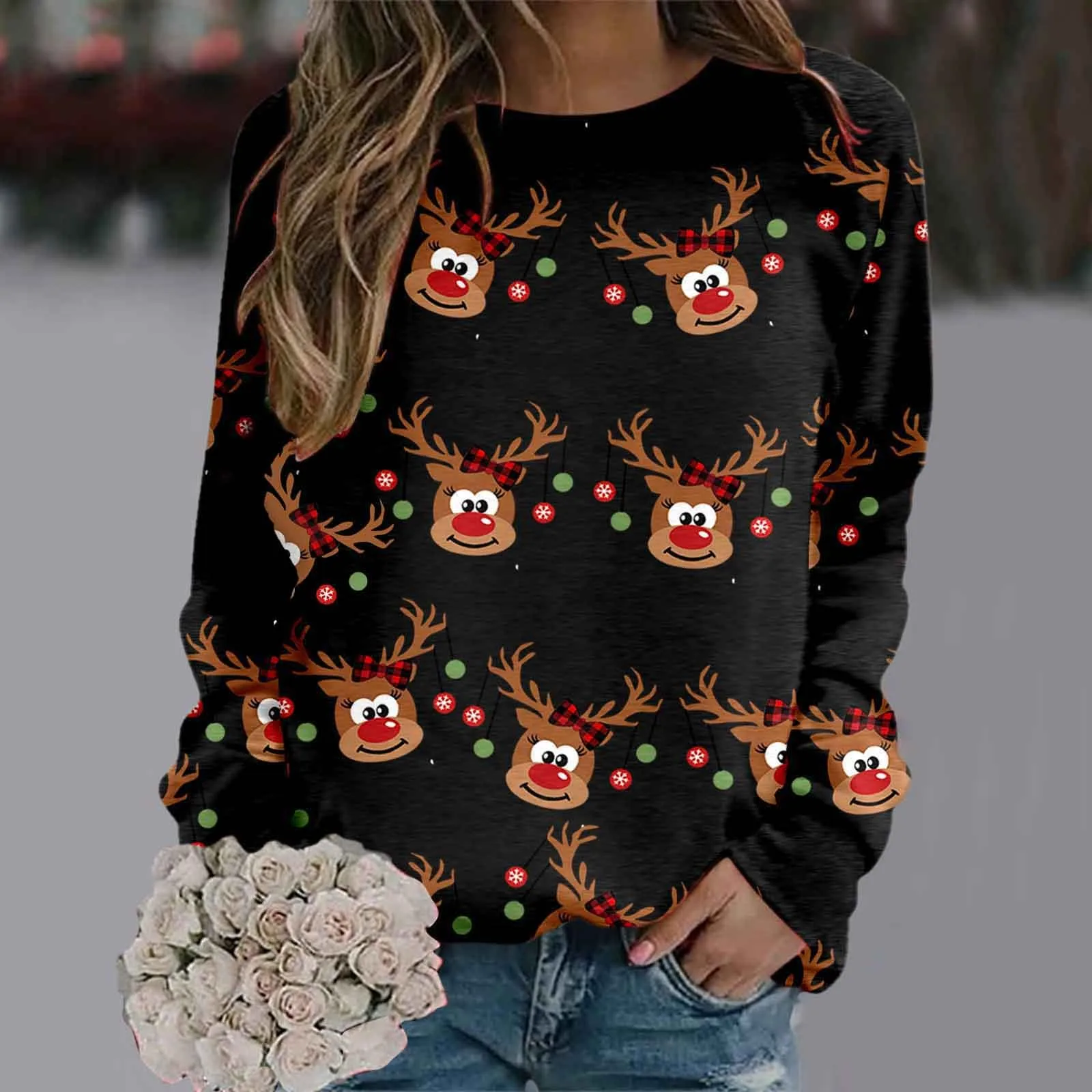 Womens Graphic Sweatshirt Print O Neck Sweatshirt Round Neck Fit Pullover Tops Casual Long Loose fit aesthetic patchwork
Womens Graphic Sweatshirt Print O Neck Sweatshirt Round Neck Fit Pullover Tops Casual Long Loose fit aesthetic patchwork