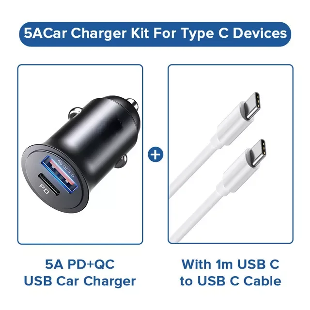 60W USB Car Charger 5A Type C PD QC Fast Charging Adapter 13 12 11 Pro Max 8 S21 S20 S10 S9
60W USB Car Charger 5A Type C PD QC Fast Charging Adapter 13 12 11 Pro Max 8 S21 S20 S10 S9