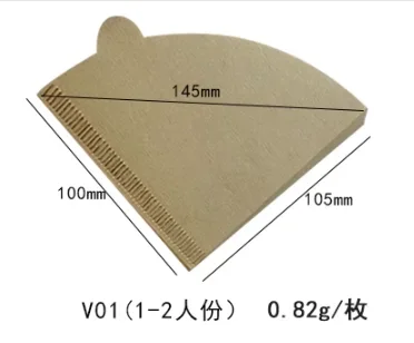Бумажные фильтры для кофе V-Cup 100 шт.
Бумажные фильтры для кофе V-Cup 100 шт.