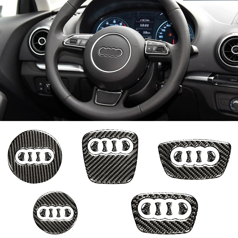 Carbon Fiber Car Steering Wheel Logo Sticker For Audi A3 A4 A6 Q2 Q3 Q5 Q7 S3 Car Interior Trim Automobile Accessories
Carbon Fiber Car Steering Wheel Logo Sticker For Audi A3 A4 A6 Q2 Q3 Q5 Q7 S3 Car Interior Trim Automobile Accessories