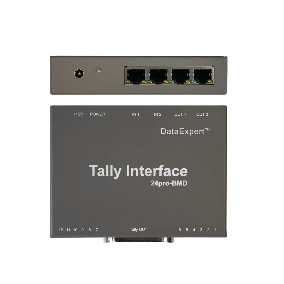 Factory Wholesale Professional High Quality Accurate 24pro Bmd Tally Interface for Studio and Camera Studio
Factory Wholesale Professional High Quality Accurate 24pro Bmd Tally Interface for Studio and Camera Studio