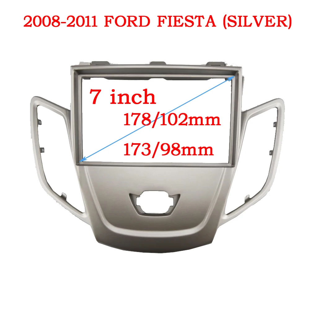 7-дюймовая автомобильная лицевая панель 2Din для FORD Fiesta 2008-2017, монтажный комплект аудиорамки, установка лицевой панели
7-дюймовая автомобильная лицевая панель 2Din для FORD Fiesta 2008-2017, монтажный комплект аудиорамки, установка лицевой панели
