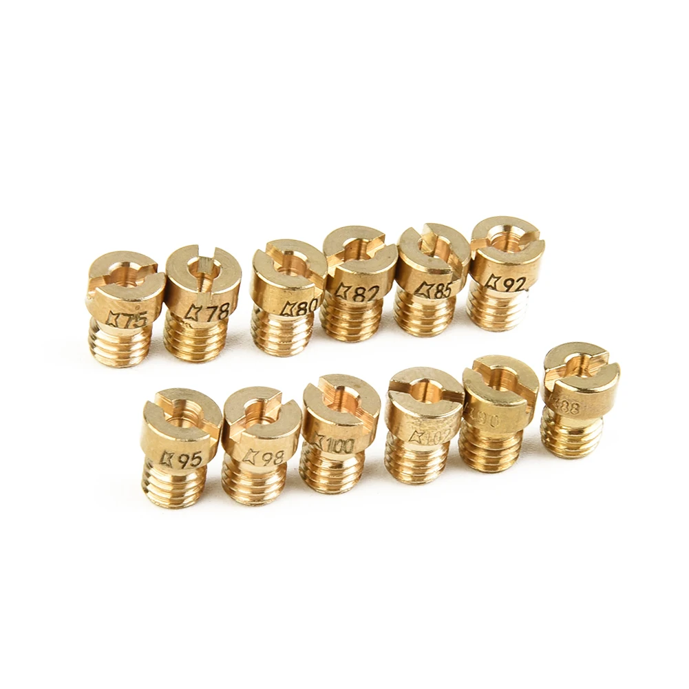 12Pcs Motorcycle Carburetor Main Jet For Dellorto PHBG AD / DS Racing Carburetor Jets #75-#102 Brand New And High Quality
12Pcs Motorcycle Carburetor Main Jet For Dellorto PHBG AD / DS Racing Carburetor Jets #75-#102 Brand New And High Quality