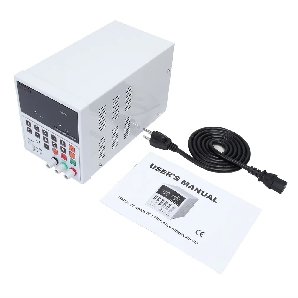 HY3005M DC Programmable Precision Variable Adjustable DC Triple Linear Power Supply Digital Regulated US/UK Plug
HY3005M DC Programmable Precision Variable Adjustable DC Triple Linear Power Supply Digital Regulated US/UK Plug