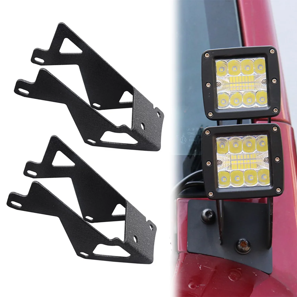 for Jeep Wrangler JK 2007-2016 Windshield A-pillar Auto Led Bar Cube Pods Work Lights Brackets Mounting Holder
for Jeep Wrangler JK 2007-2016 Windshield A-pillar Auto Led Bar Cube Pods Work Lights Brackets Mounting Holder