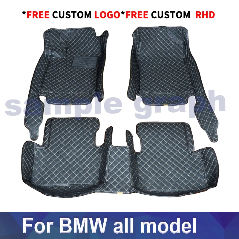 

Car Floor Mat for BMW 1Series E81 E88 F20 F21 Convertible -m135i 2 Series F45 F22 F23 Gran Coupe 3 Series Wagon car accessories