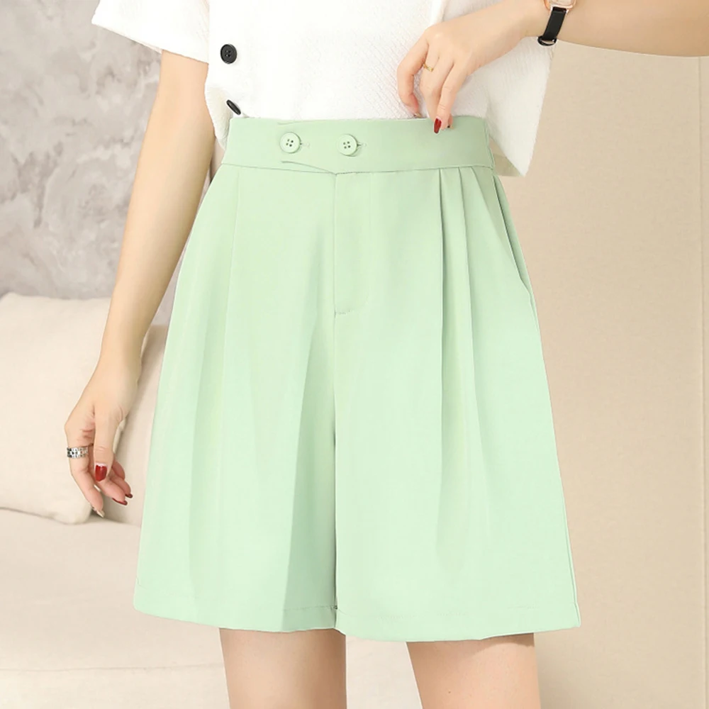 2022 New S To 4XL Thin Five-points Pants Women Wide Leg Shorts Elastic Band High Waist Loose Summer Capris Big Cropped Pants
2022 New S To 4XL Thin Five-points Pants Women Wide Leg Shorts Elastic Band High Waist Loose Summer Capris Big Cropped Pants