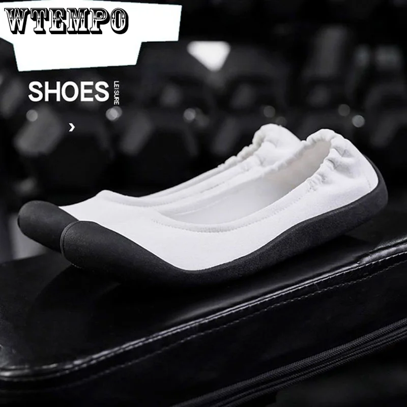 Mixed Colors Elastic Fabric Flat Shoes Women Round Toe Shallow Slip on Soft Sole Antiskid Fitness Dance Shoes Korean Fashion
Mixed Colors Elastic Fabric Flat Shoes Women Round Toe Shallow Slip on Soft Sole Antiskid Fitness Dance Shoes Korean Fashion