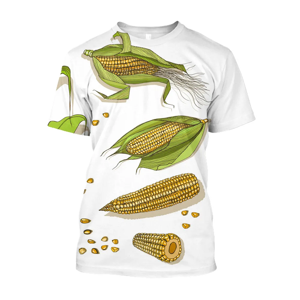 Men's T-shirt 3d Corn Wheat Print Summer High Quality Fun Short Sleeve Vitality Street Youth Fashion Alternative O-neck Clothing
Men's T-shirt 3d Corn Wheat Print Summer High Quality Fun Short Sleeve Vitality Street Youth Fashion Alternative O-neck Clothing