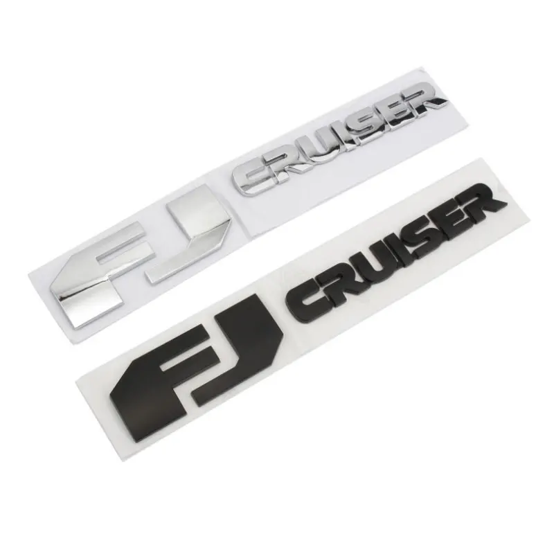 FJ CRUISER letter logo car sticker for Toyota Land Cruiser body decoration spare tire rear tailgate modification accessories
FJ CRUISER letter logo car sticker for Toyota Land Cruiser body decoration spare tire rear tailgate modification accessories
