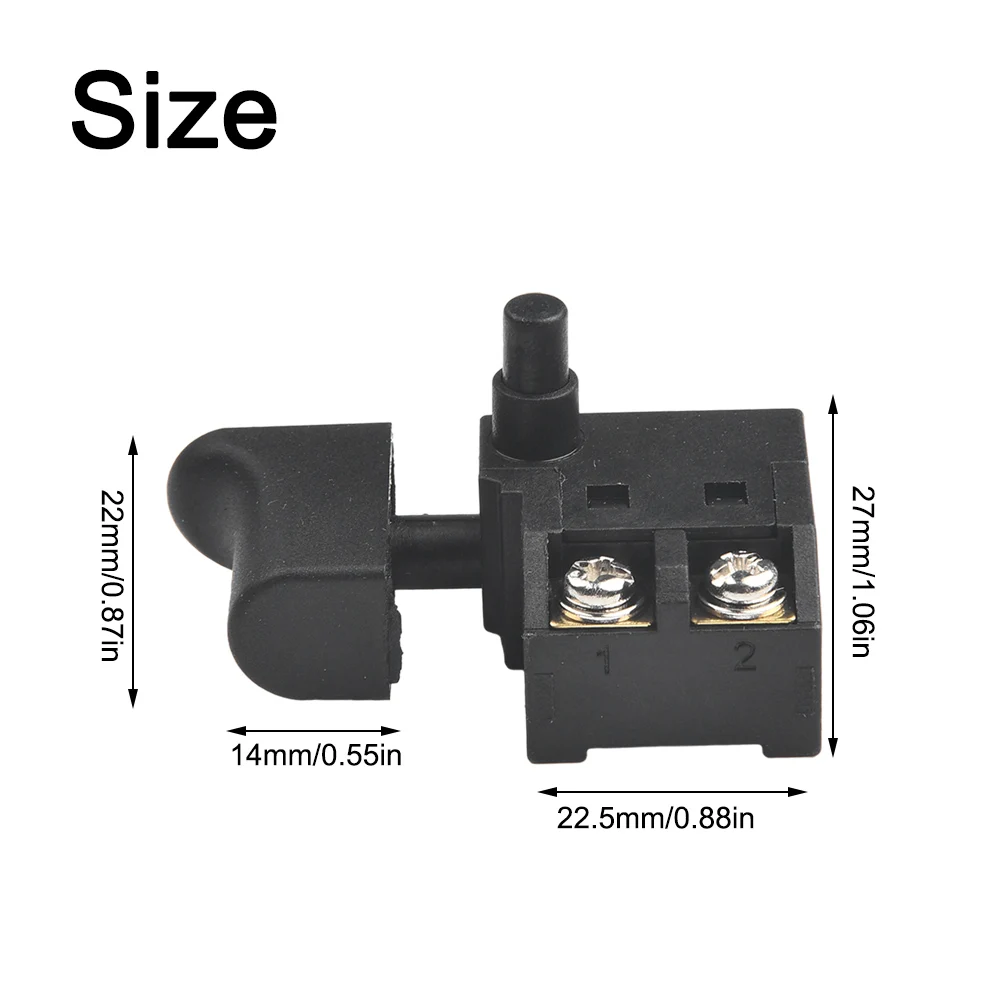 Speed Regulating Switch 250V Trigger Button Switch For Electric Drill Planer For Cutting/ Marble Machine Electric Planer
Speed Regulating Switch 250V Trigger Button Switch For Electric Drill Planer For Cutting/ Marble Machine Electric Planer