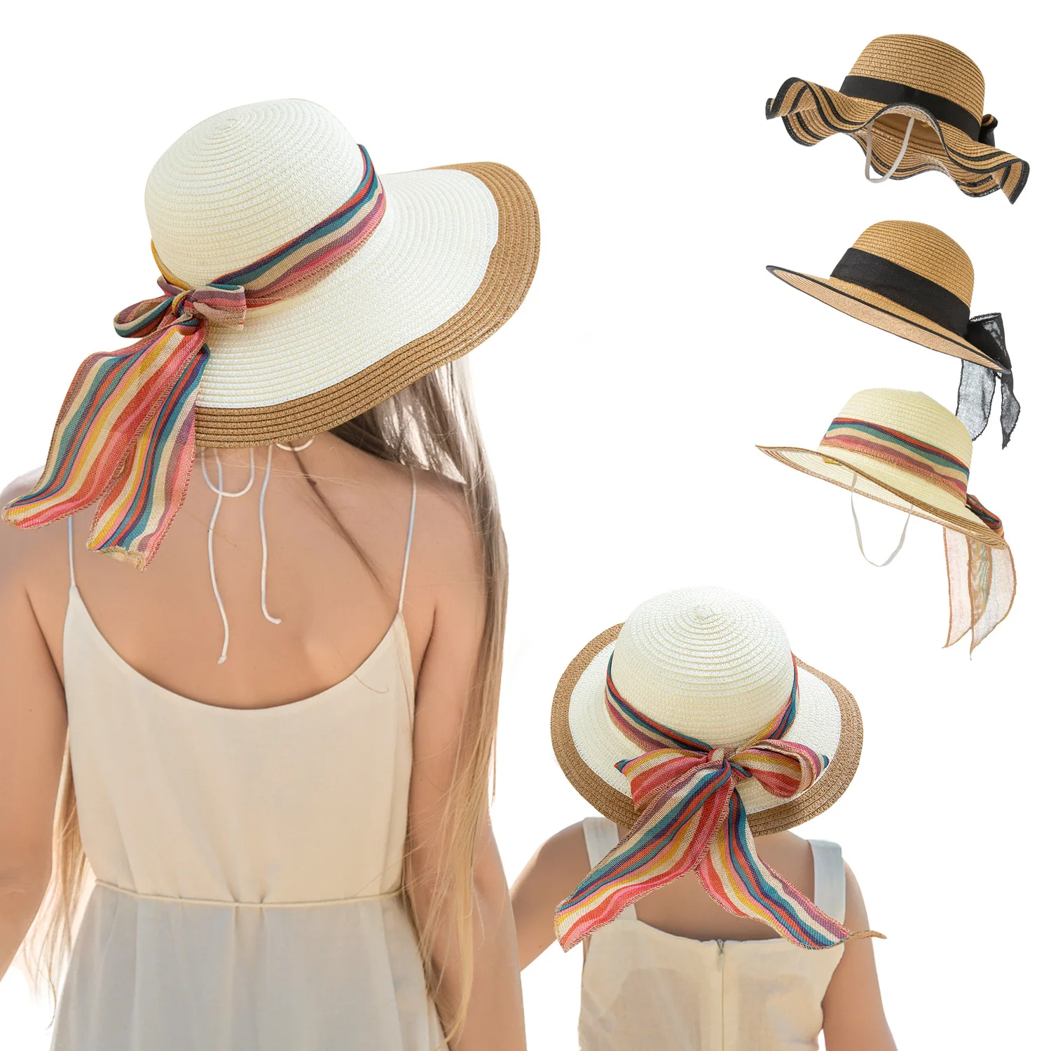 New Hat for Women parent-child Straw Bucket Hat Solid sun Hat Seaside Beach Travel Sun Protection Cap Ladies Casual Outdoor 2022
New Hat for Women parent-child Straw Bucket Hat Solid sun Hat Seaside Beach Travel Sun Protection Cap Ladies Casual Outdoor 2022