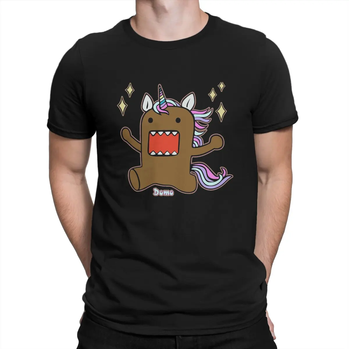 Unicorn Men T Shirts Domo Kun Vintage Tee Shirt Short Sleeve Round Neck T-Shirt Cotton Original Clothing
Unicorn Men T Shirts Domo Kun Vintage Tee Shirt Short Sleeve Round Neck T-Shirt Cotton Original Clothing