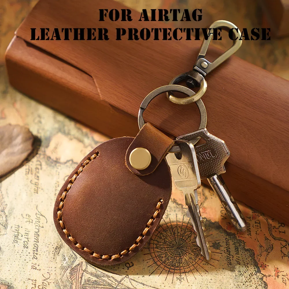 Airtags Protective Case Retro High Quality Leather Keychain For Apple Anti-lost Tracker Locator Device Accessories
Airtags Protective Case Retro High Quality Leather Keychain For Apple Anti-lost Tracker Locator Device Accessories