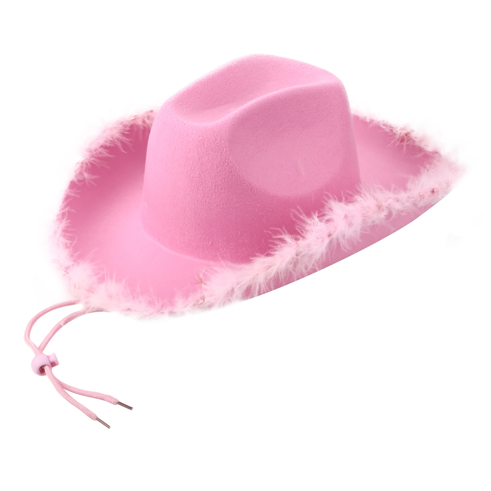 Adults Halloween Western Cowboy Hat Non-woven Shaped Cap Feather Edge Female Cowboy Hat for Carnival Party Cosplay Photography
Adults Halloween Western Cowboy Hat Non-woven Shaped Cap Feather Edge Female Cowboy Hat for Carnival Party Cosplay Photography