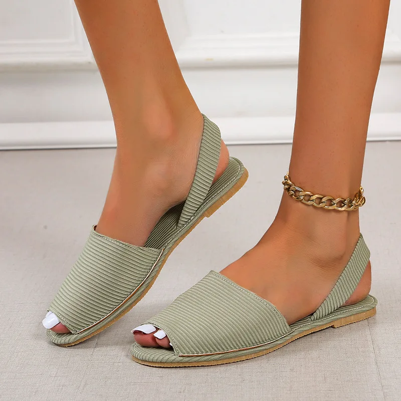 Summer Women's Sandals Peep Toe Flat Shoes Slip on Shallow Female Footwear Two-piece Woman Sandalias 2022 Fashion Plus 43
Summer Women's Sandals Peep Toe Flat Shoes Slip on Shallow Female Footwear Two-piece Woman Sandalias 2022 Fashion Plus 43