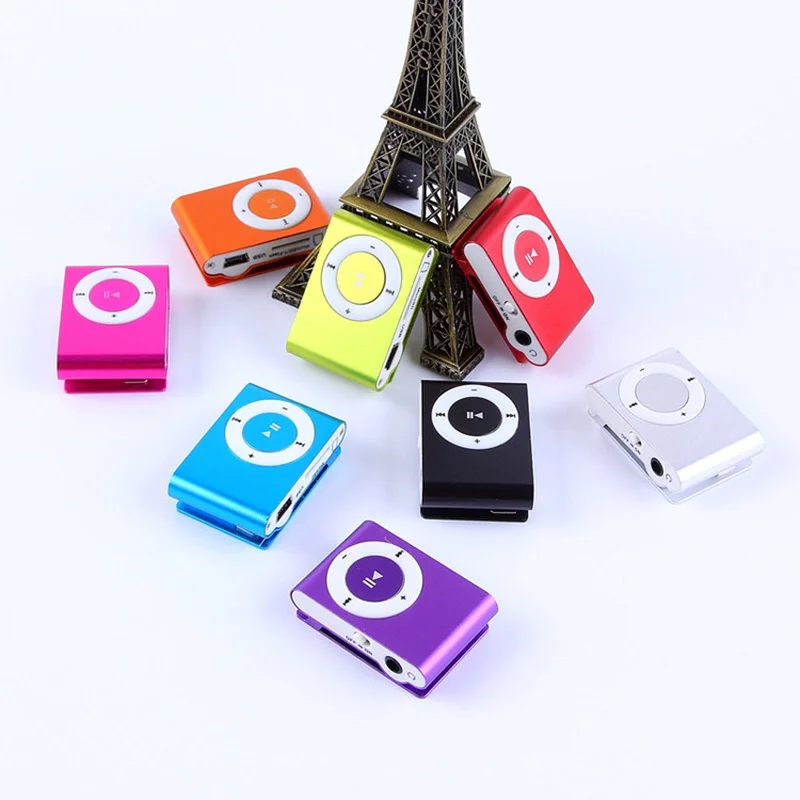Новый большой зеркальный портативный mp3-плеер мини MP3-плеер с зажимом