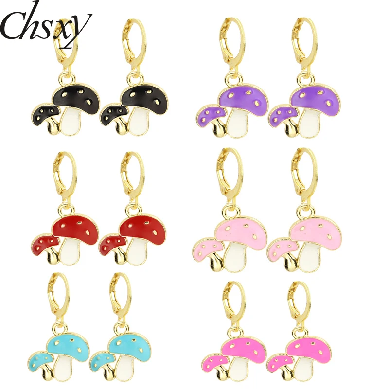 Cute Mushroom Dangle Earrings for Girl Zinc Alloy Enamel Charms Pendant Drop Earrings Holiday Party Beach Jewelry Gift Wholesale
Cute Mushroom Dangle Earrings for Girl Zinc Alloy Enamel Charms Pendant Drop Earrings Holiday Party Beach Jewelry Gift Wholesale