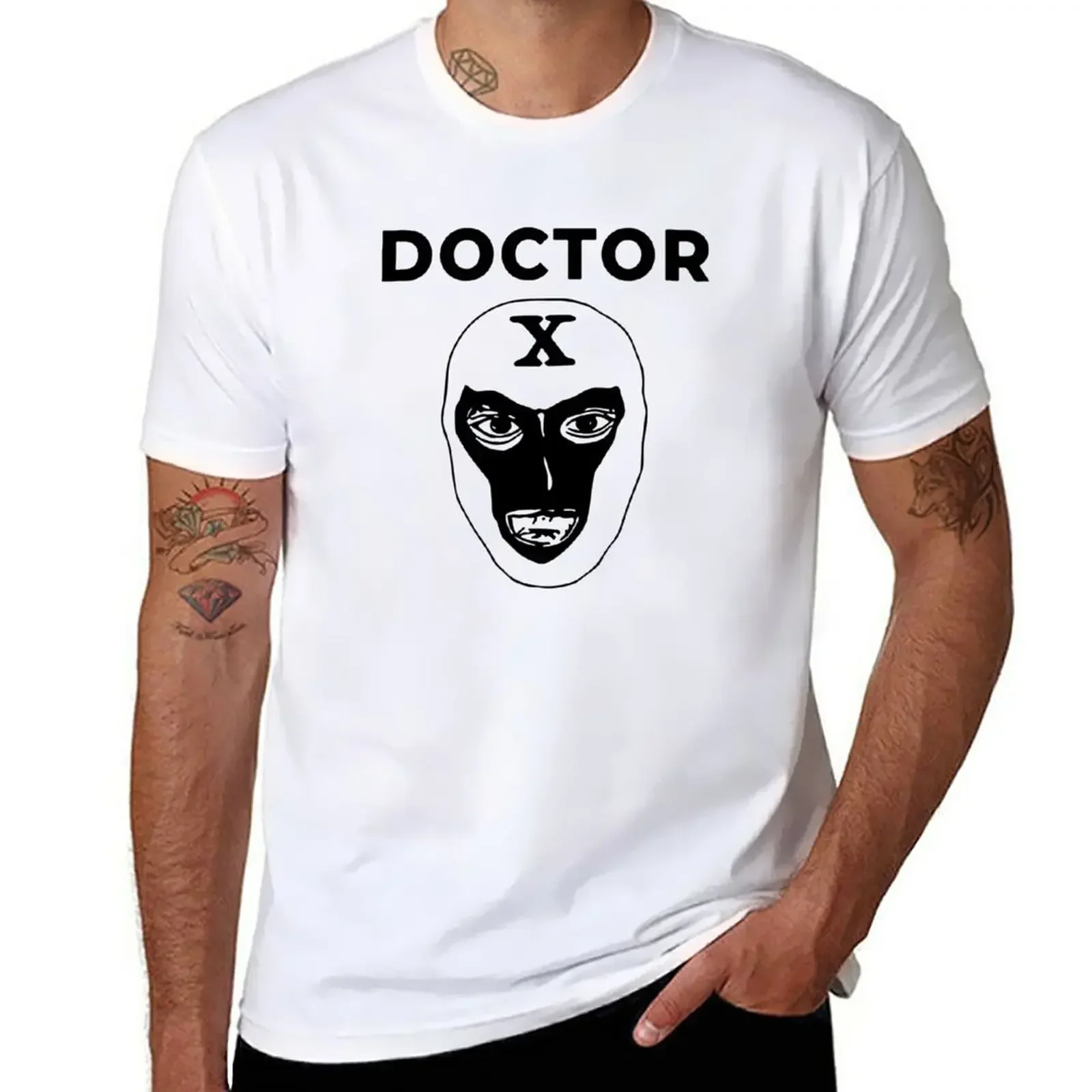 Модные Винтажные мужские топы Jolt doctor с аниме в Корейском стиле большого размера