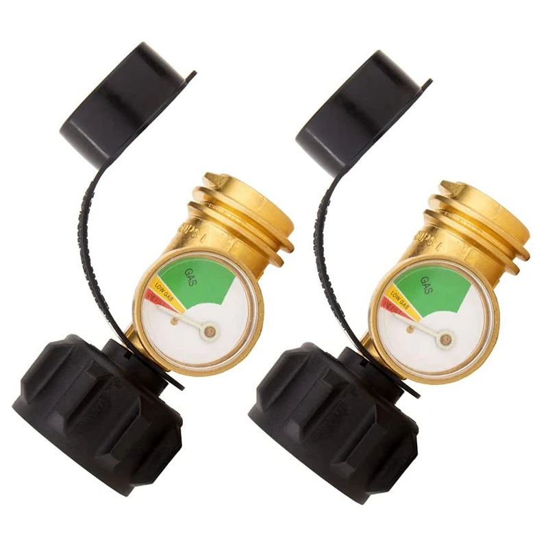 2 Pcs RV Propane Tank Gauge Level Indicator Gas Pressure Meter With Type 1 Connection,Upgraded Propane Leak Detector
2 Pcs RV Propane Tank Gauge Level Indicator Gas Pressure Meter With Type 1 Connection,Upgraded Propane Leak Detector